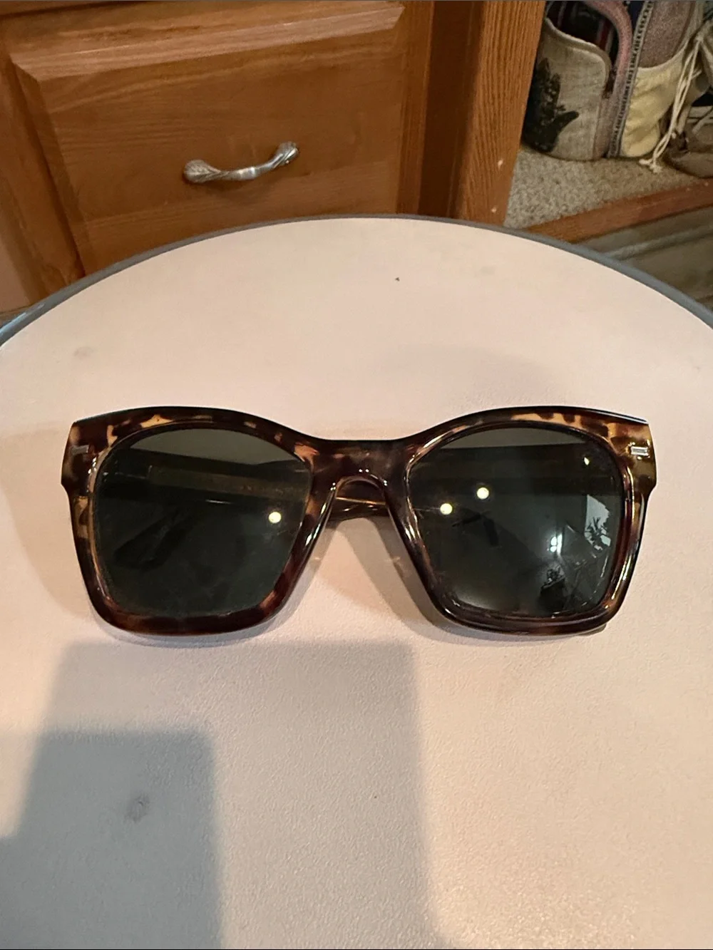Spitfire Tortoiseshell Square Women’s Sunglasses - Classic UV Protection